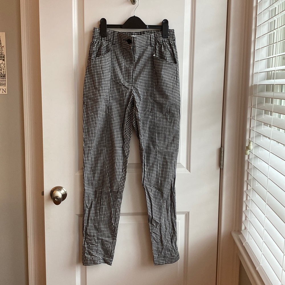 Urban outfitters size Small high waisted gingham trouser